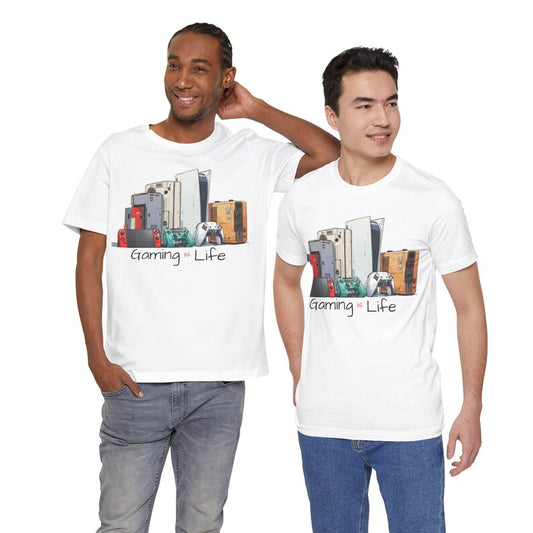 Gaming is Life Tee, Gamer Shirt, Perfect Gift for Gamers, Birthday Gift, Casual Wear, Video Game Shirt