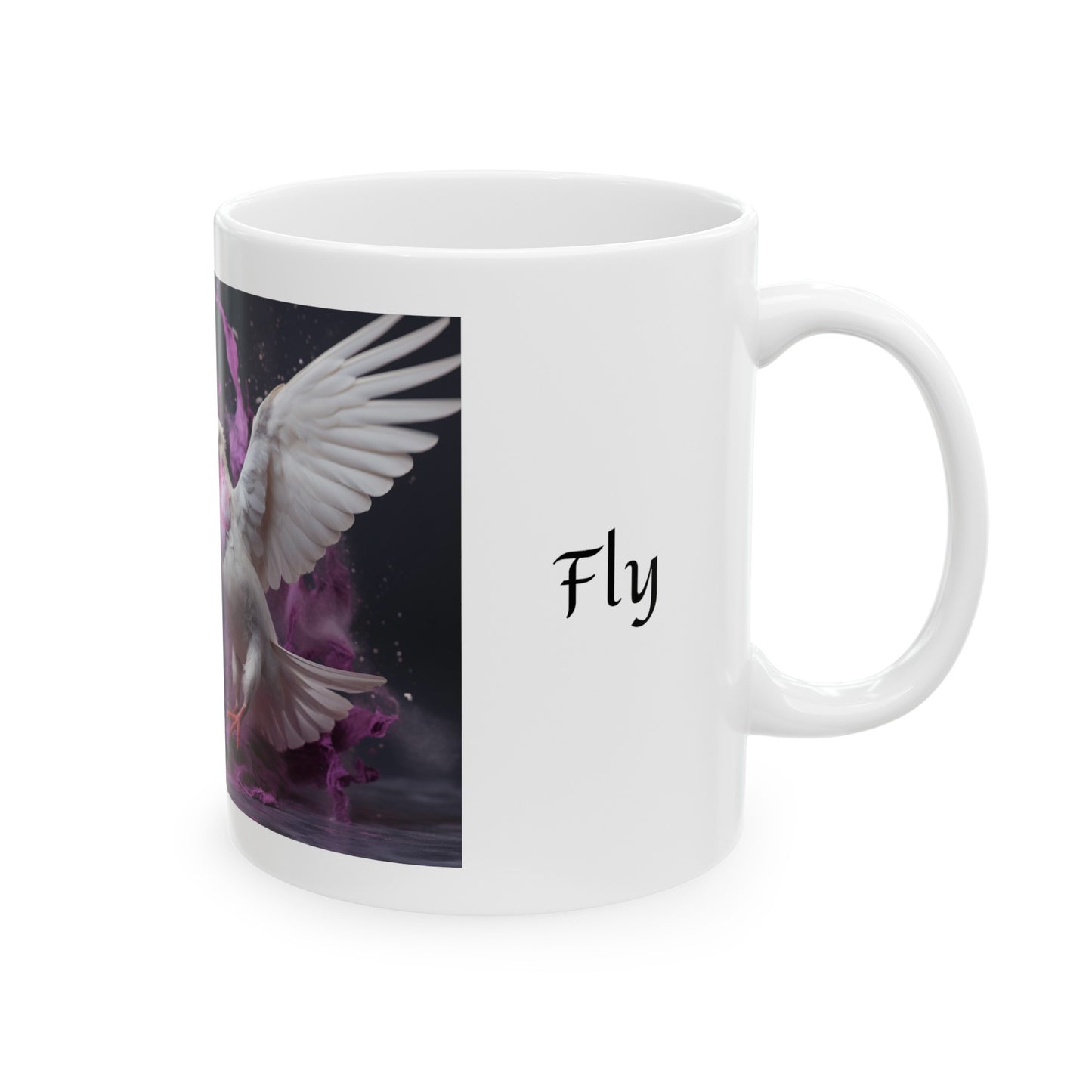 Doves Fly-Ceramic Mug 11oz