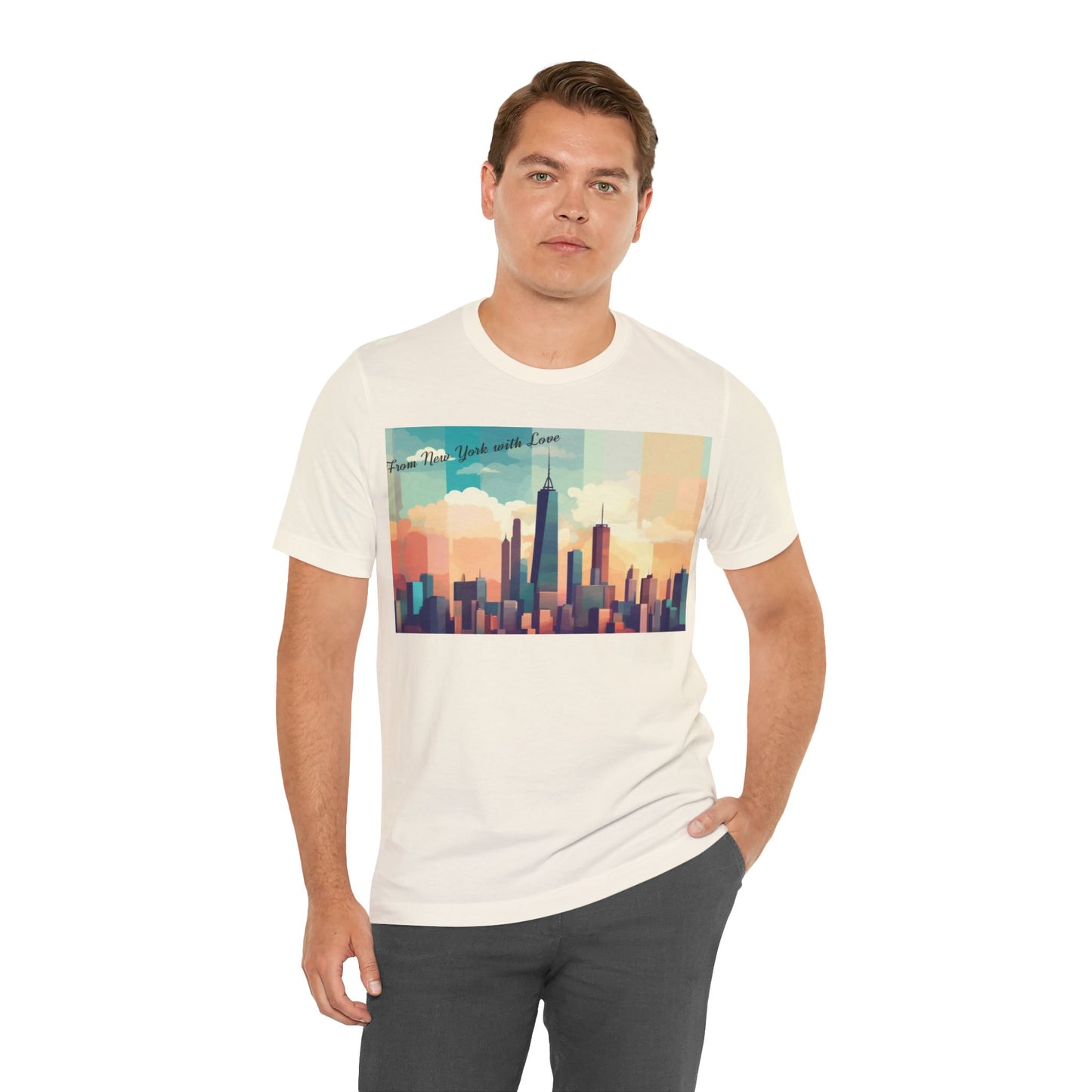 From New York with Love-Unisex Jersey Short Sleeve Tee