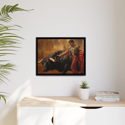El Matador| Matte Canvas, Black Frame