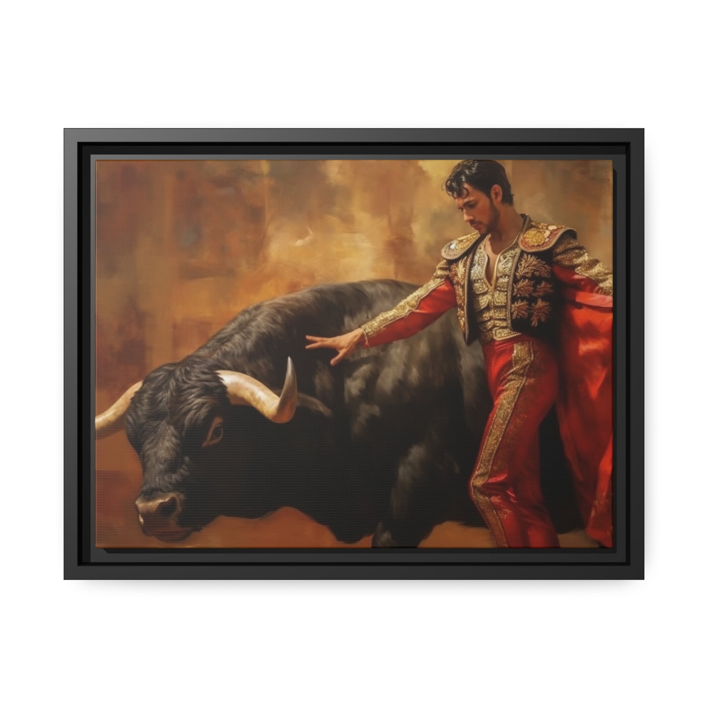 El Matador| Matte Canvas, Black Frame