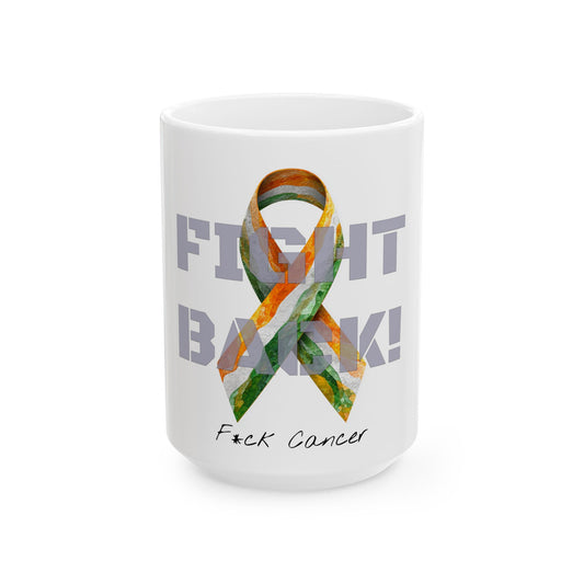 Fight Back! "Vernett E. Rose" Memorial mug | India Edition | Cancer Awareness Mug