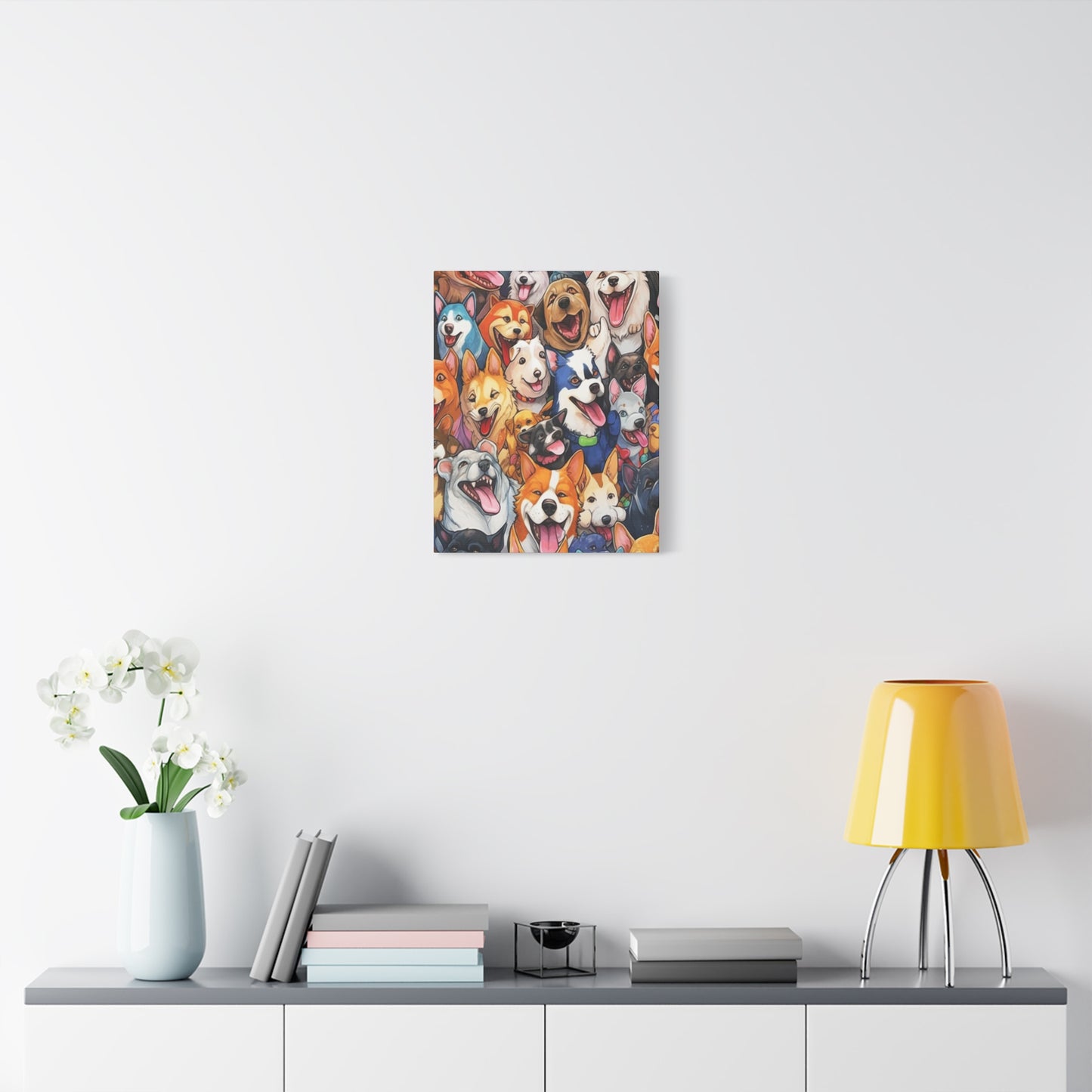 All The Dogs |Wall art | Home decor| Matte Canvas, Stretched, 1.25"