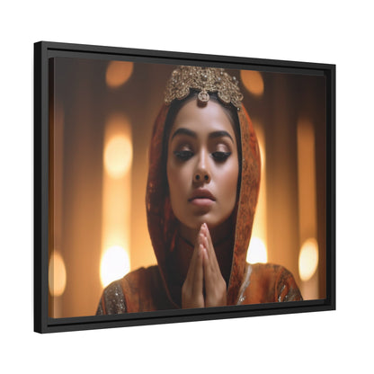 Divine Devotion-Matte Canvas, Black Frame