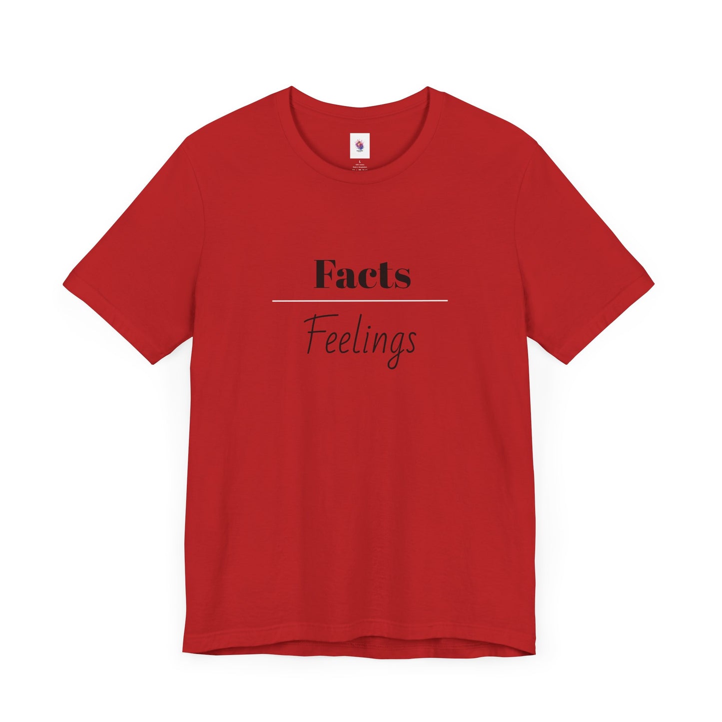 Facts Over Feelings | Jersey Short Sleeve Tee