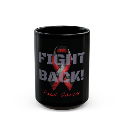 Fight Back! F*ck Cancer | Vernett E Rose Memorial mug | Trinidad and Tobago edition | Cancer Awareness Mug