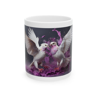 Doves Fly-Ceramic Mug 11oz