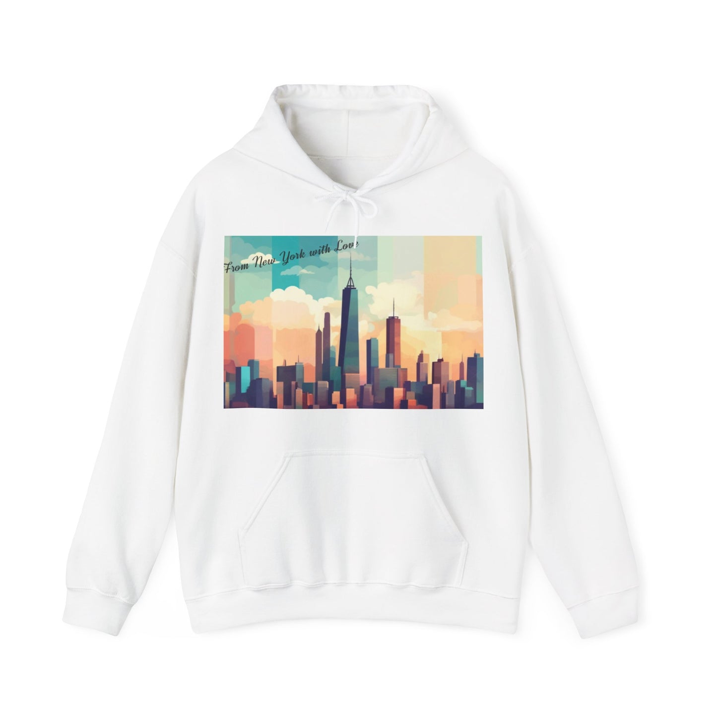 From New York with Love |Unisex Heavy Blend™ |Hooded Sweatshirt