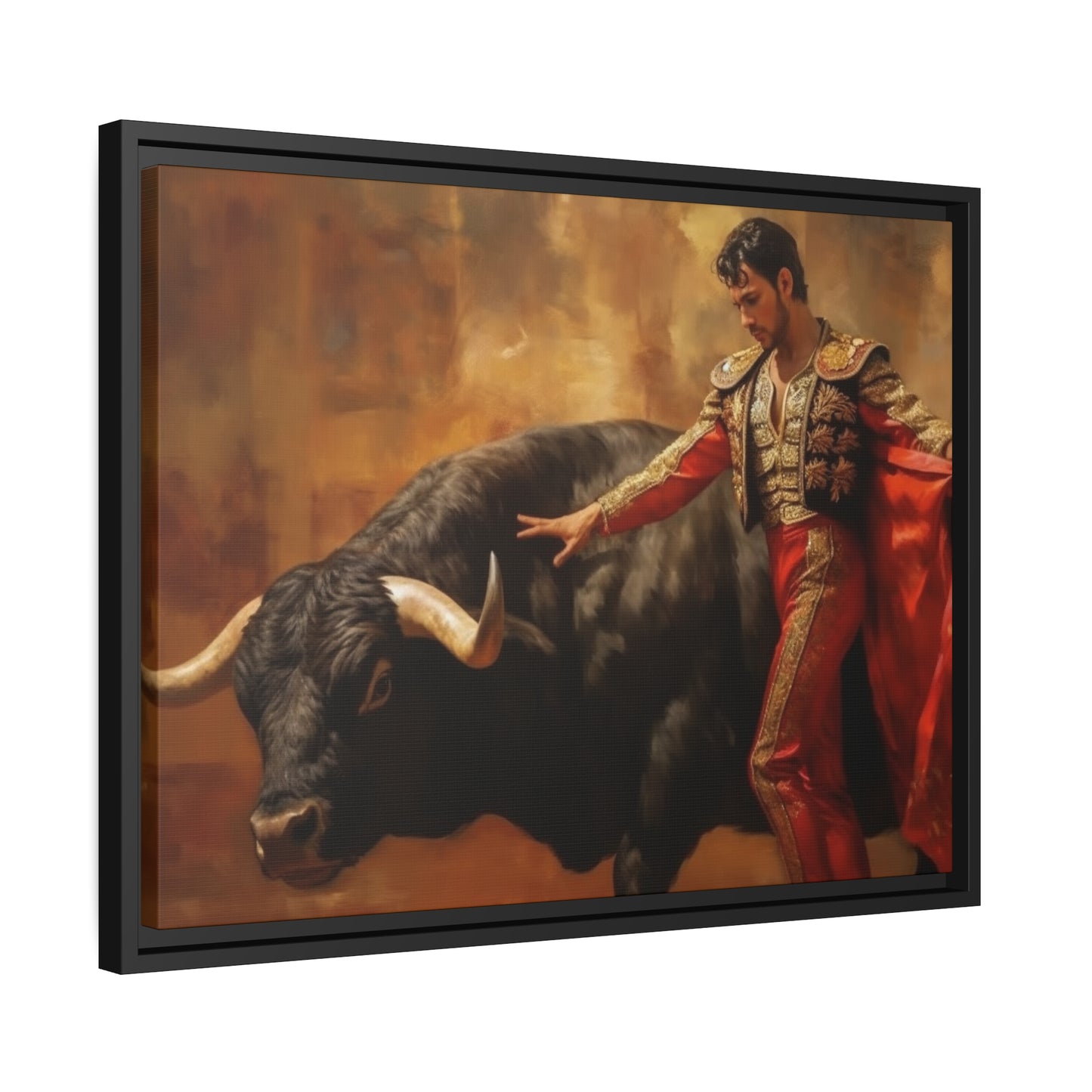 El Matador| Matte Canvas, Black Frame