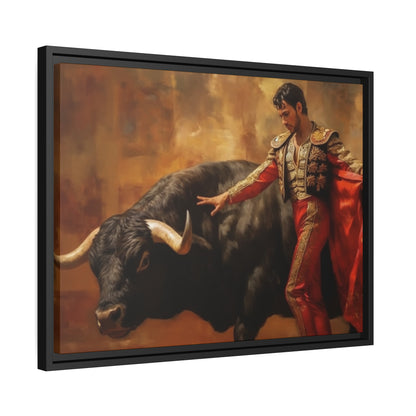 El Matador| Matte Canvas, Black Frame