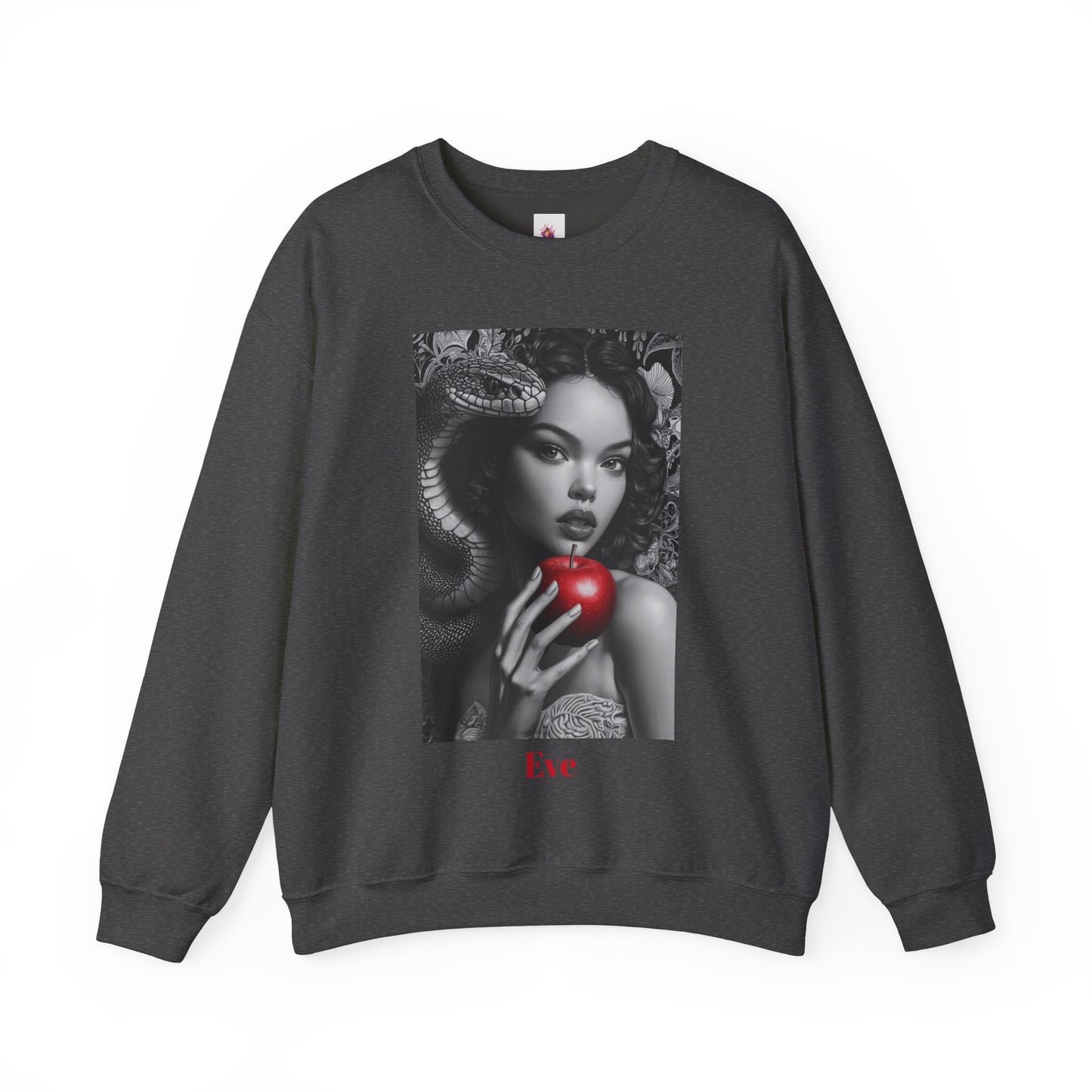 Eve 2024 | Adam & Eve | Biblical Story | Eve and the Serpent | Original Sin |  Crewneck Sweatshirt