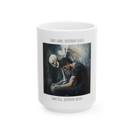 Same Game Ceramic Mug, (15oz)