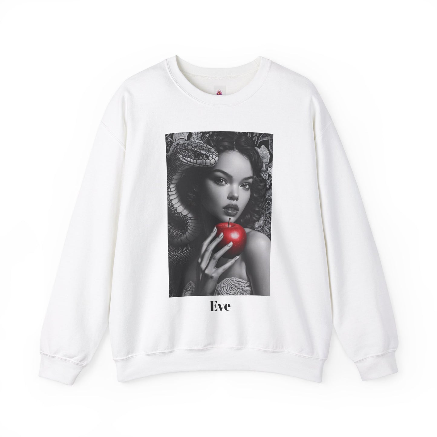 Eve 2024 | Adam & Eve | Biblical Story | Eve and the Serpent | Original Sin |  Crewneck Sweatshirt