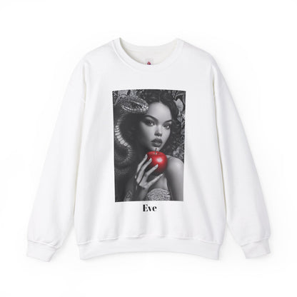 Eve 2024 | Adam & Eve | Biblical Story | Eve and the Serpent | Original Sin |  Crewneck Sweatshirt