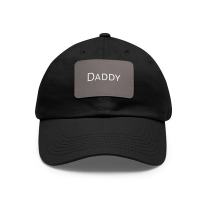 Daddy | Dad Hat with Leather Patch