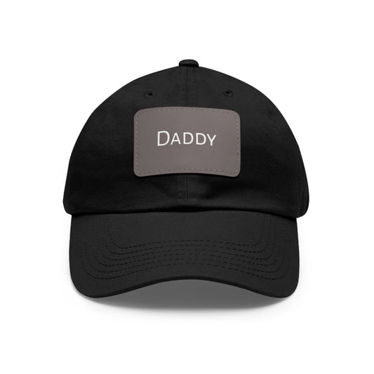 Daddy | Dad Hat with Leather Patch