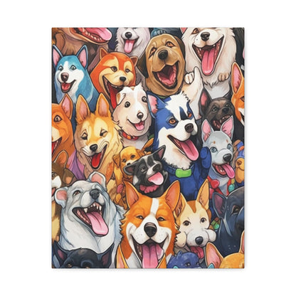 All The Dogs |Wall art | Home decor| Matte Canvas, Stretched, 1.25"