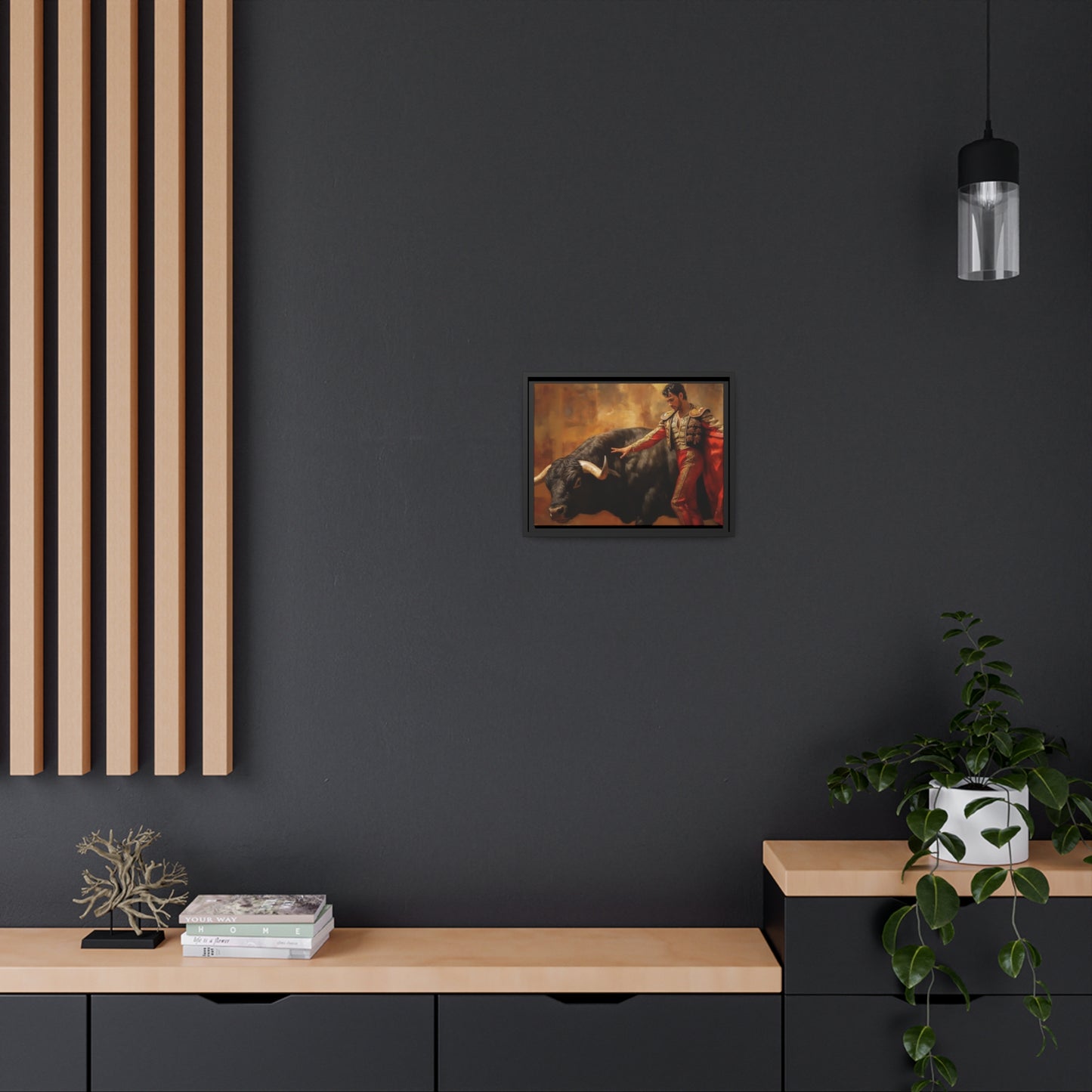 El Matador| Matte Canvas, Black Frame