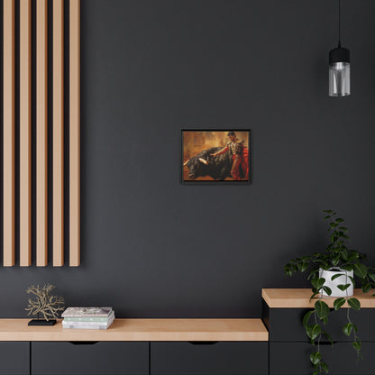 El Matador| Matte Canvas, Black Frame