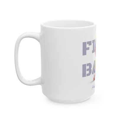 Fight Back! F*ck Cancer | "Vernett E. Rose" Memorial mug | Colombia Edition | Cancer Awareness Mug