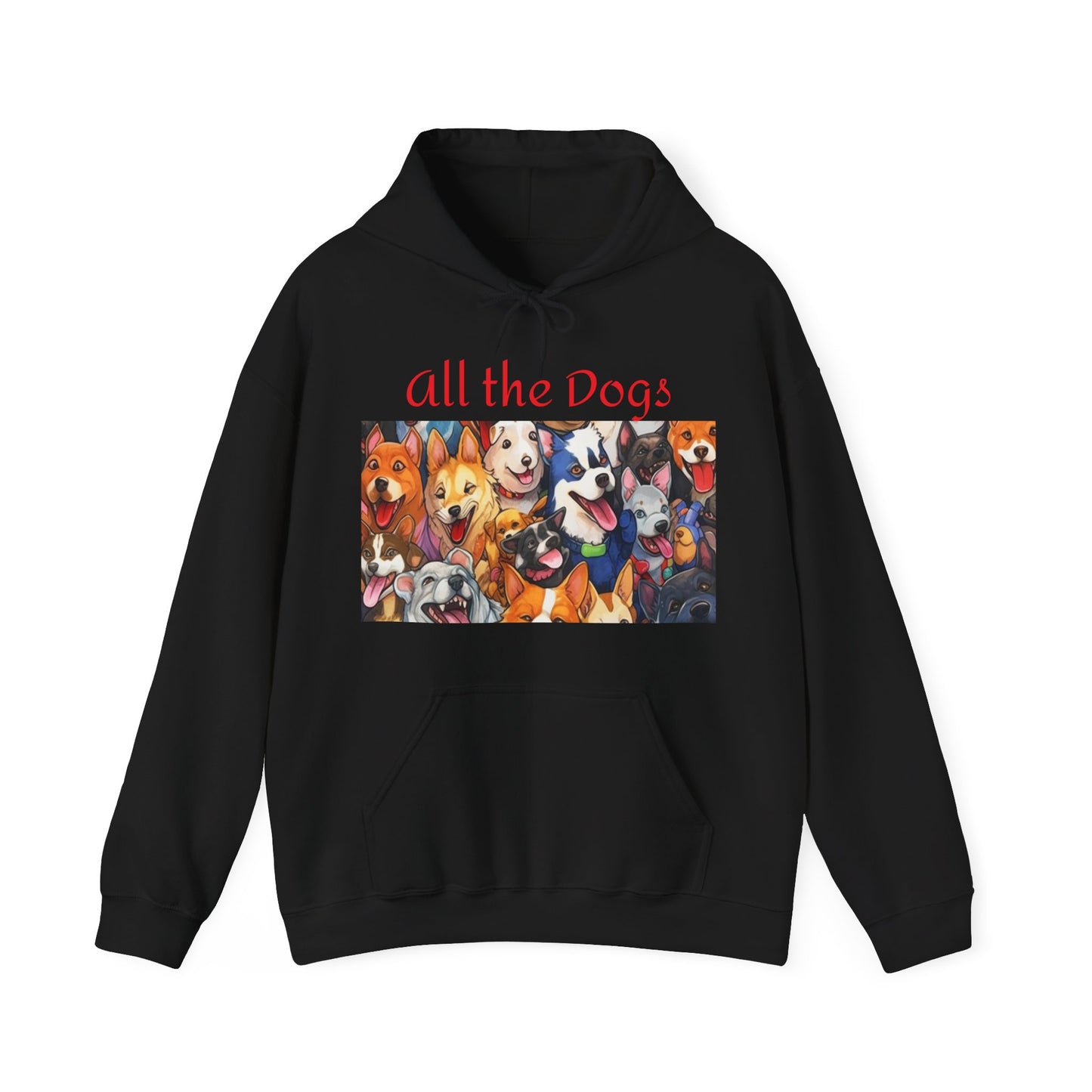 All the Dogs-Unisex Hooded Sweatshirt