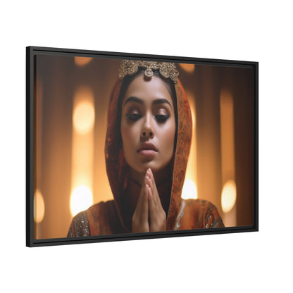Divine Devotion-Matte Canvas, Black Frame