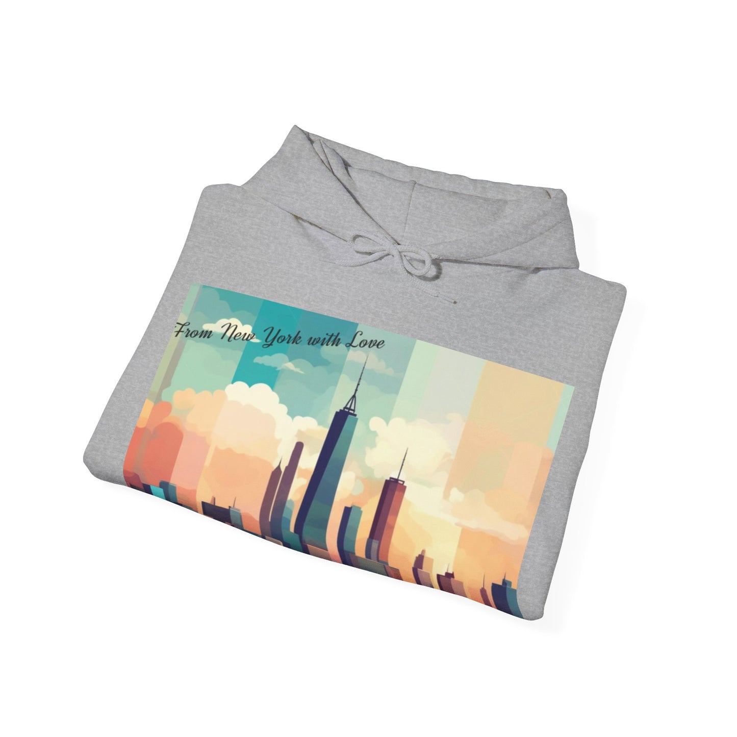 From New York with Love |Unisex Heavy Blend™ |Hooded Sweatshirt