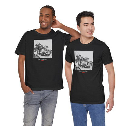 The Pillow Fight Graphic T-Shirt, Studio Ghibli Style Tee, Classic Rock Fan Gift, Nostalgic Streetwear Top