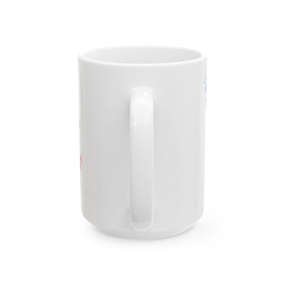 Trump Bane, Patriotic Ceramic Mug, Custom Coffee Cup, American Flag Drinkware, Unique Gift for Veterans, We the People Design