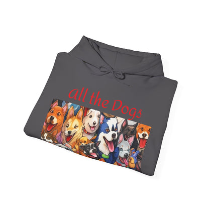 All the Dogs-Unisex Hooded Sweatshirt
