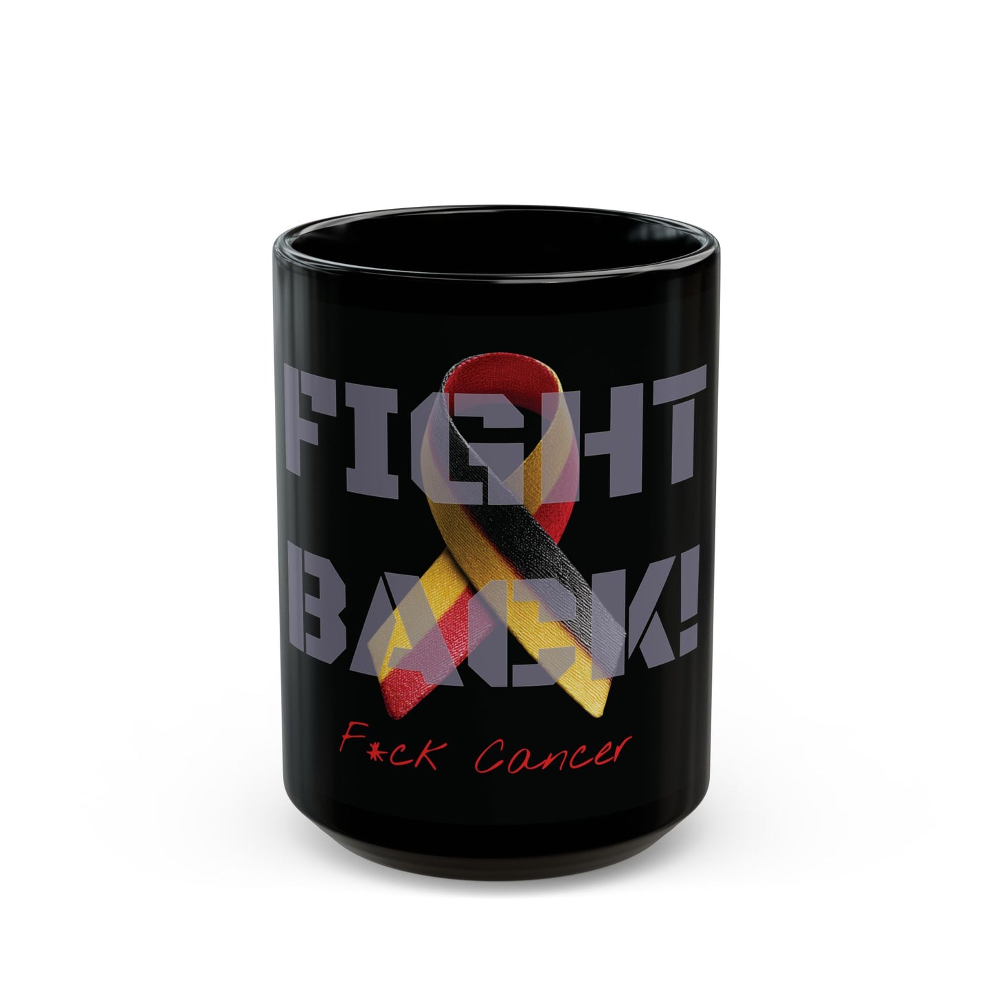 Fight Back! F*ck Cancer | Vernett E Rose Memorial mug | Germany edition | Cancer Awareness Mug