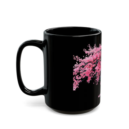 Cherry Blossom Bliss | Black Mug (15oz)