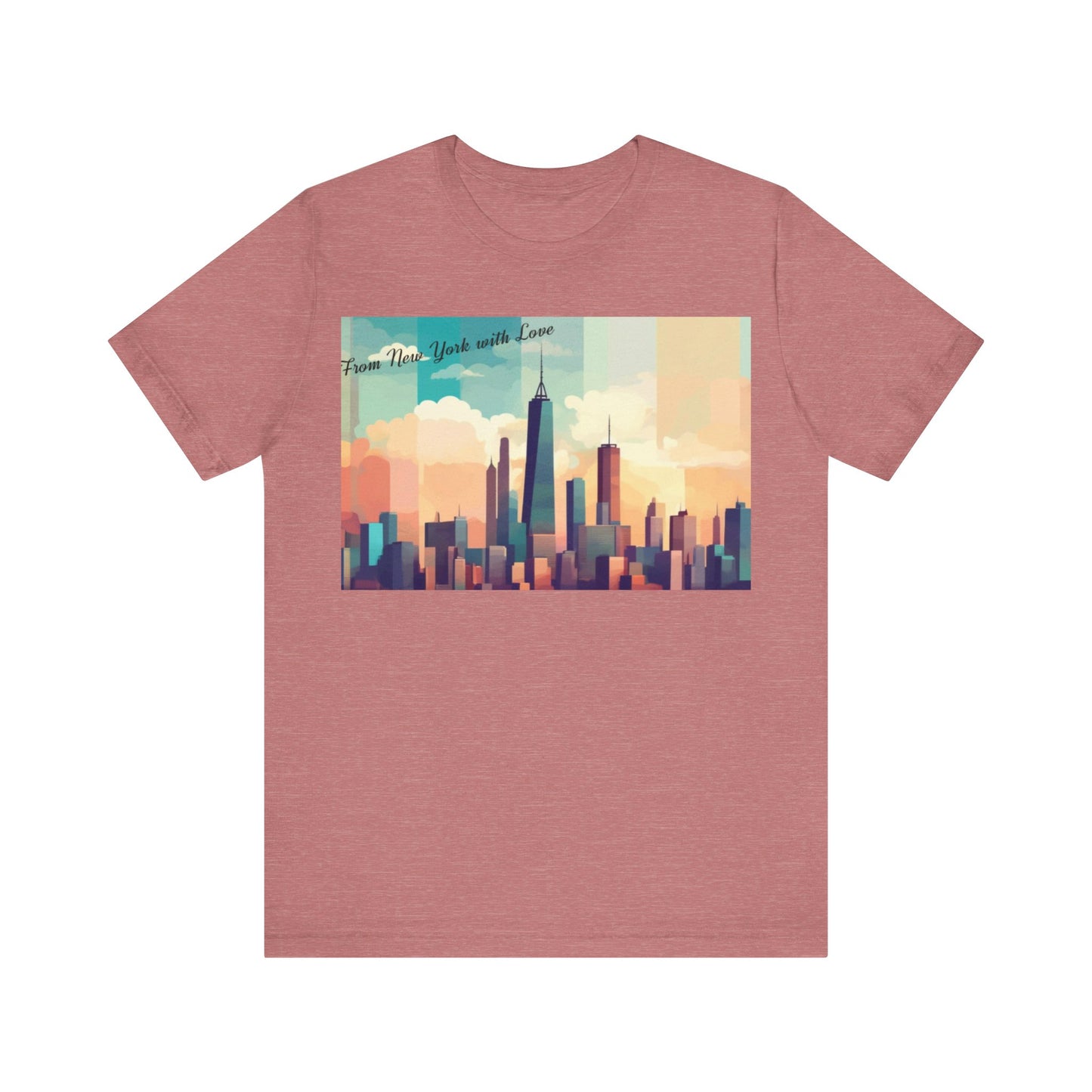 From New York with Love-Unisex Jersey Short Sleeve Tee