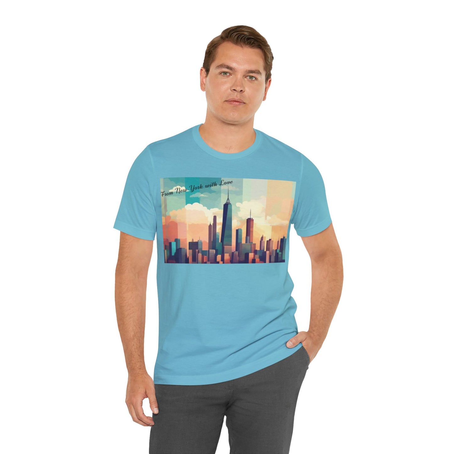 From New York with Love-Unisex Jersey Short Sleeve Tee