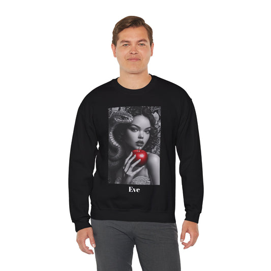 Eve 2024 | Adam & Eve | Biblical Story | Eve and the Serpent | Original Sin |  Crewneck Sweatshirt