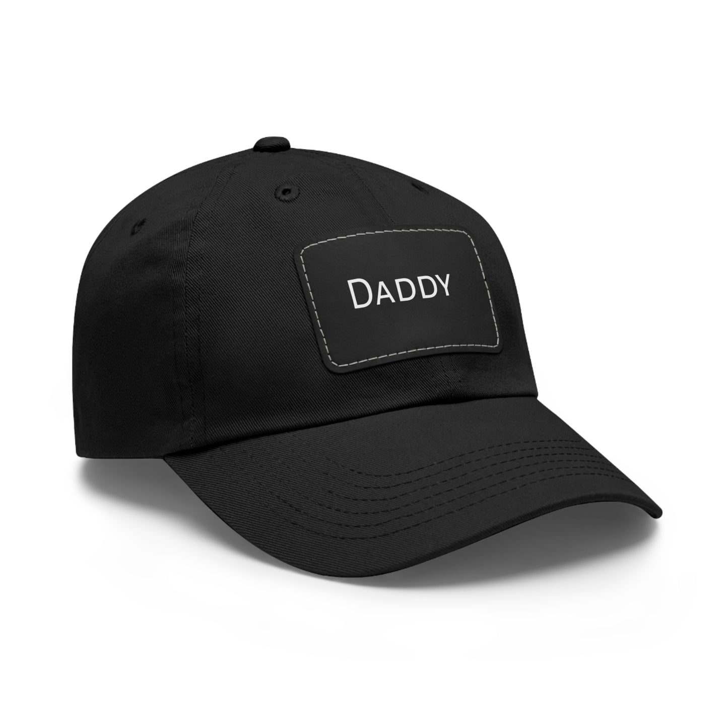 Daddy | Dad Hat with Leather Patch