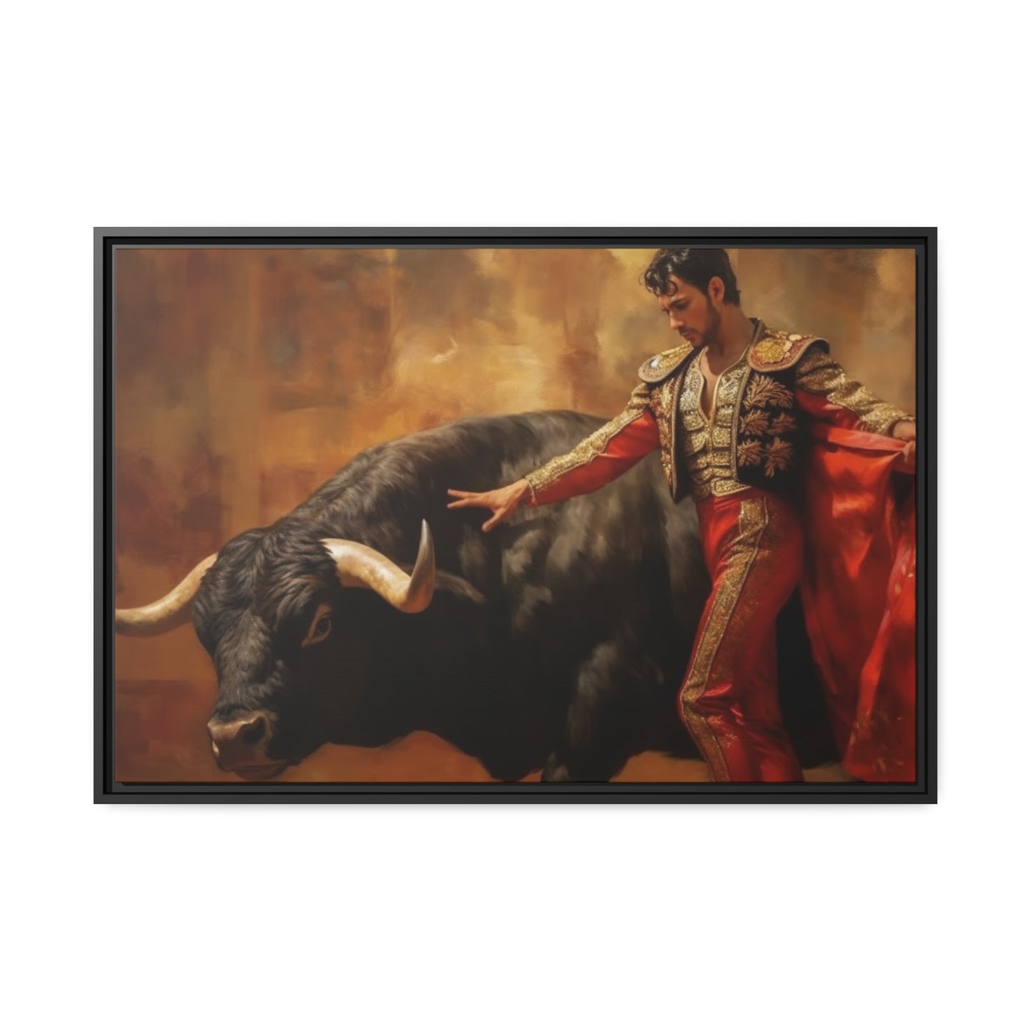 El Matador| Matte Canvas, Black Frame