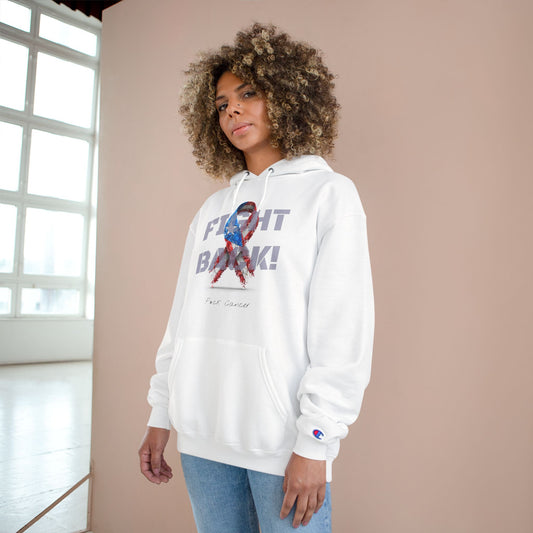 Champion branded, Fight Back "Vernett Rose" Puerto Rico edition | Cancer Awareness Ribbon Pullover