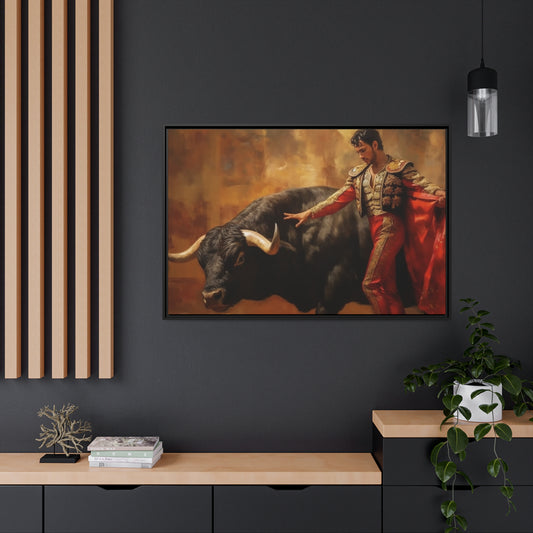 El Matador| Matte Canvas, Black Frame
