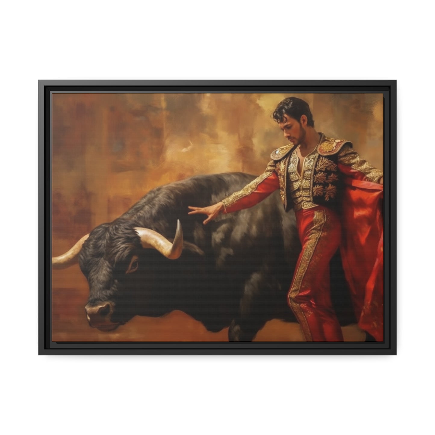 El Matador| Matte Canvas, Black Frame