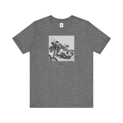 The Pillow Fight Graphic T-Shirt, Studio Ghibli Style Tee, Classic Rock Fan Gift, Nostalgic Streetwear Top