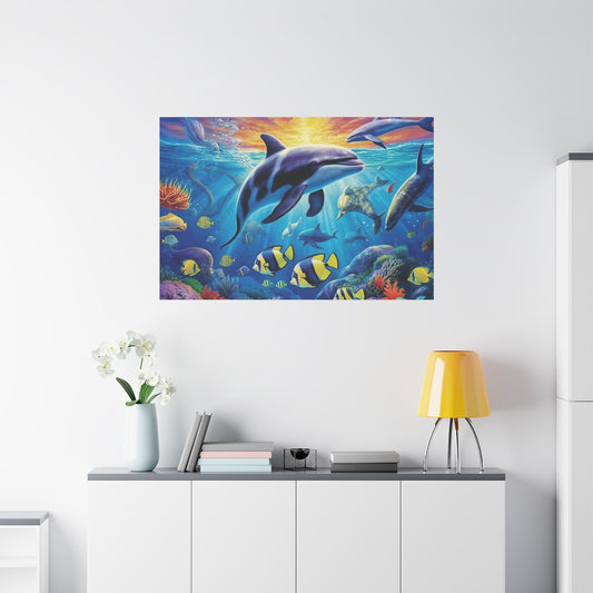 Under The Sea-Matte Canvas, Stretched, 1.25"