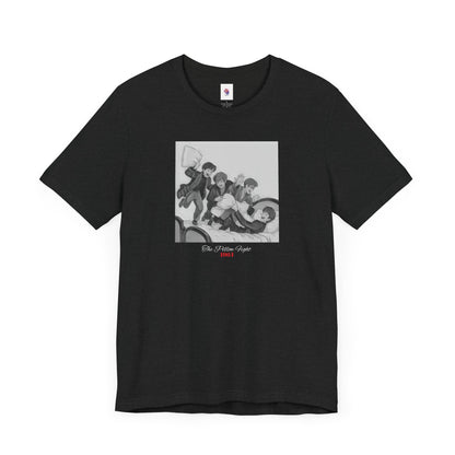 The Pillow Fight Graphic T-Shirt, Studio Ghibli Style Tee, Classic Rock Fan Gift, Nostalgic Streetwear Top