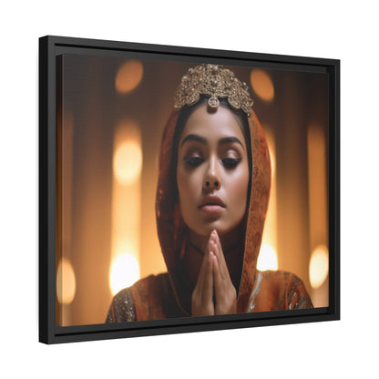 Divine Devotion-Matte Canvas, Black Frame