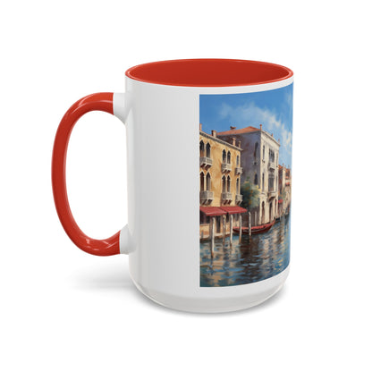 Venice Italy | Gondolas | Two-Tone Coffee Mugs, 15oz