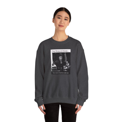 The World Is Yours | Scarface | Crewneck Sweatshirt
