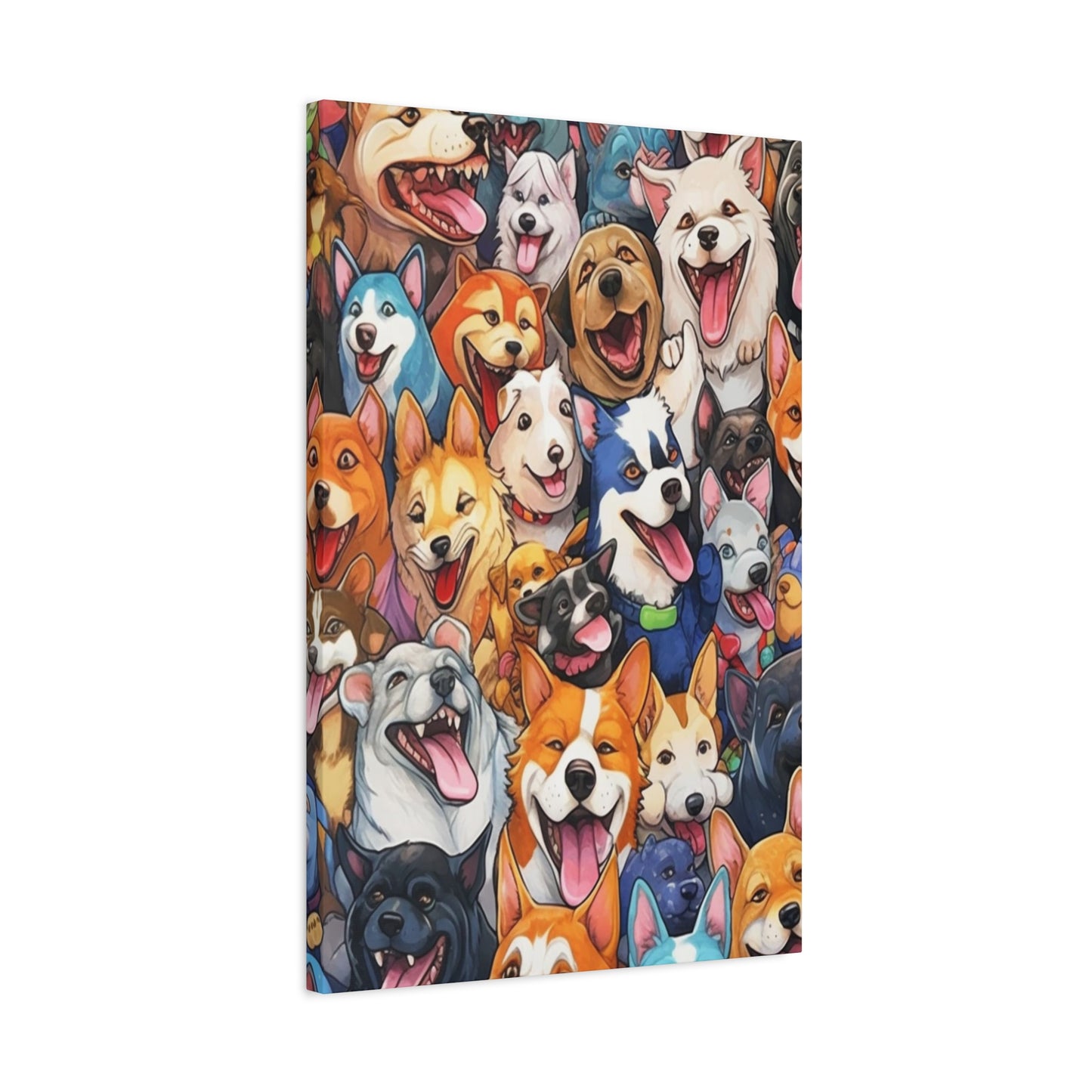 All The Dogs |Wall art | Home decor| Matte Canvas, Stretched, 1.25"