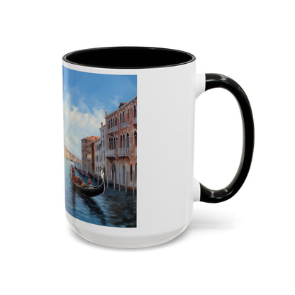 Venice Italy | Gondolas | Two-Tone Coffee Mugs, 15oz
