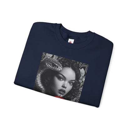 Eve 2024 | Adam & Eve | Biblical Story | Eve and the Serpent | Original Sin |  Crewneck Sweatshirt