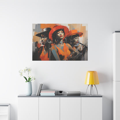 Hey Sister, Soul Sister-Matte Canvas, Stretched, 1.25"
